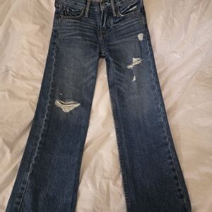 Abercrombie Kids Blue Distressed Jeans